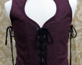 Odd Bodkin Brigantine Bodice in Claret Leaf Brocade Made to Order - redtap10