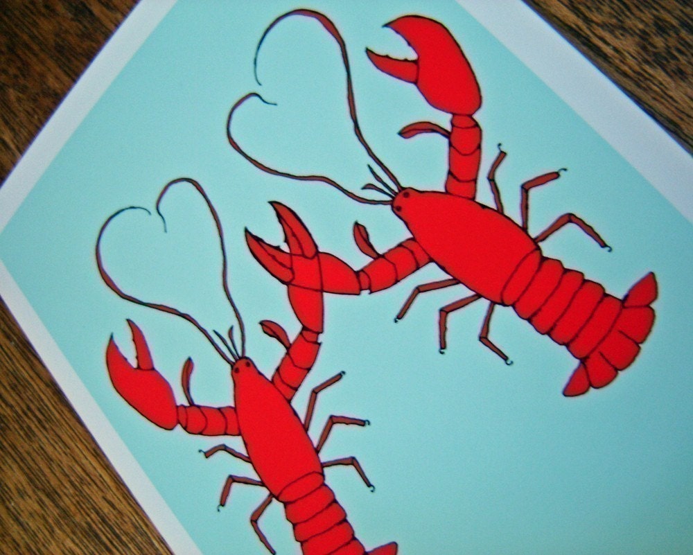 Lobster Love Card