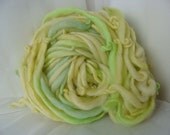 Handspun Yarn - Thick and Thin - Lemon Grass