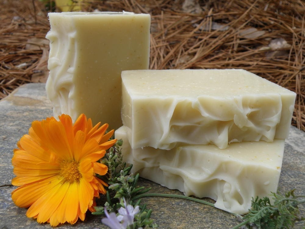 Organic Herb Garden Soap, All Natural Cold Process Soap