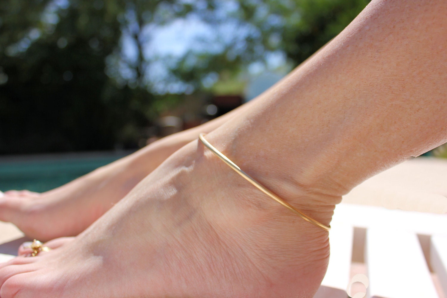 Gold Isis Anklet