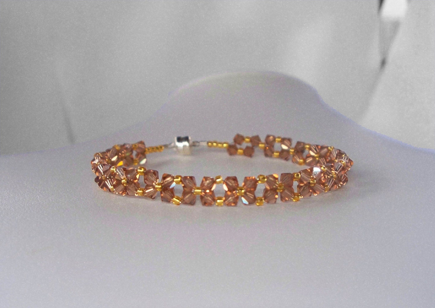 Tennis Bracelet- Topaz and Gold