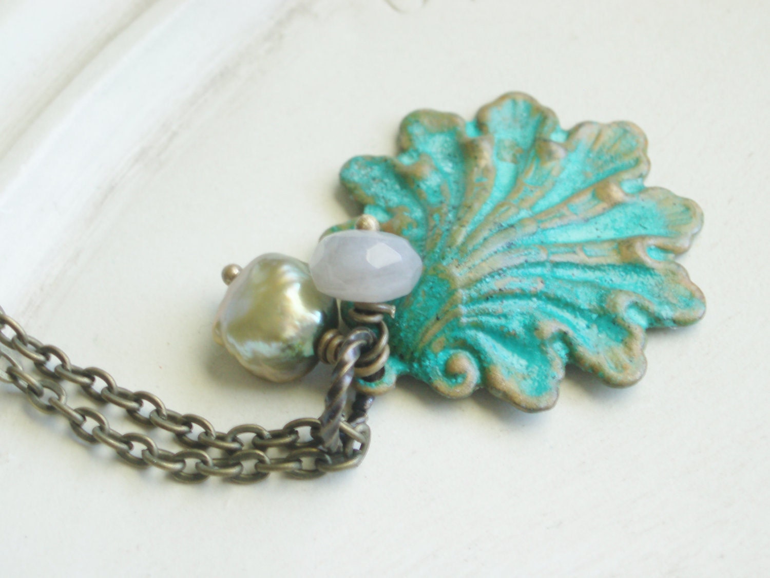 Patina Jewelry - Seashell Necklace