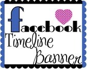 Timeline Banner Facebook- Web Design Buttons Banner Etsy Shop -- xox