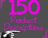 Custom Copywriting by Professional Writer Product Descriptions 150  SEO Google Boost- Relevancy and Keywords for Your Handmade Business xxx