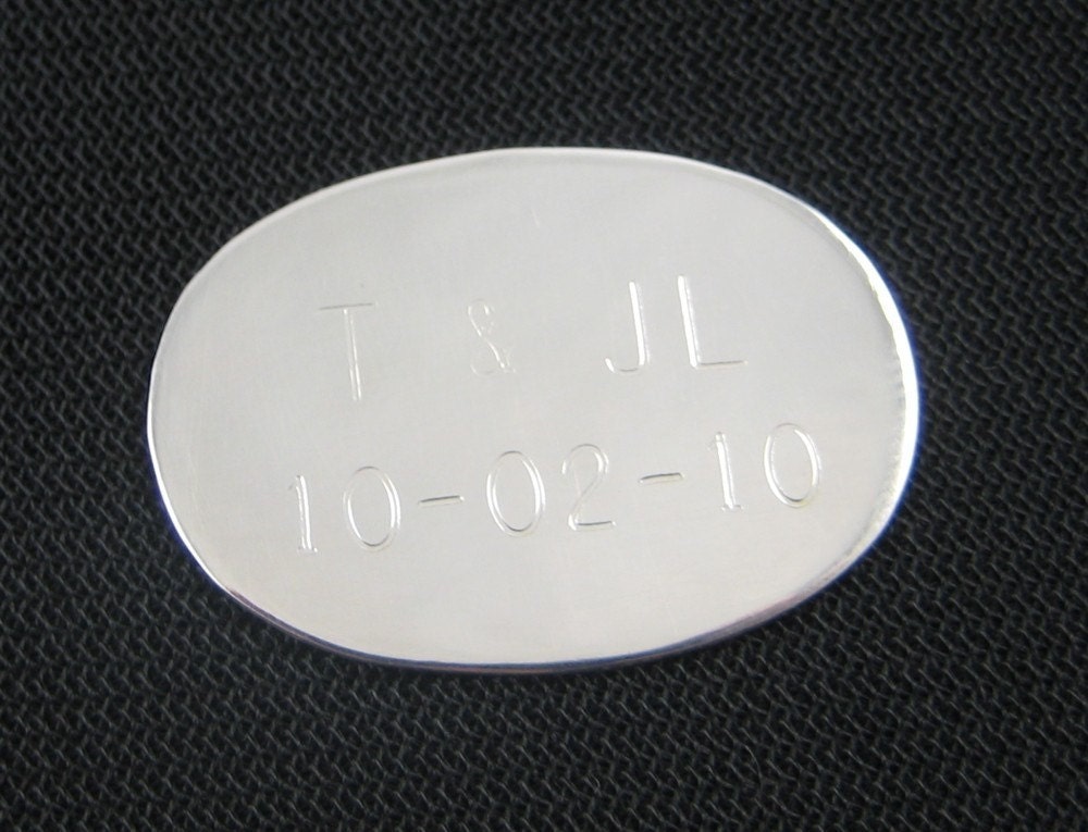 Gold - Silver plated personalized name tags for clutches