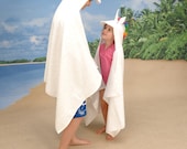 Handmade ADULT Unicorn hooded towel