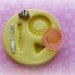 Cake Plate Fork Tiny Mini Mold Deco Sweets Kawaii Food Silicone Flexible Clay Resin Mould