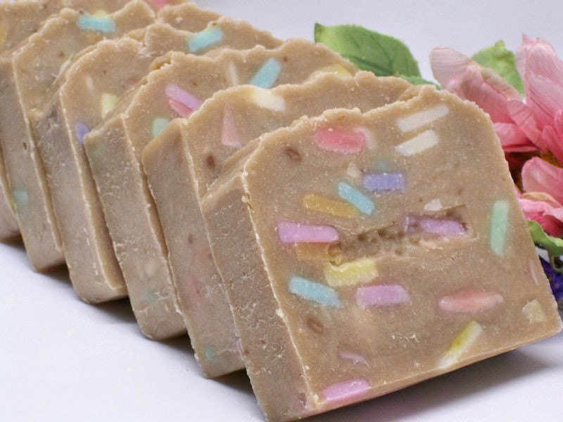 Recycled/Rebatch Funky Chunk Soap Cake