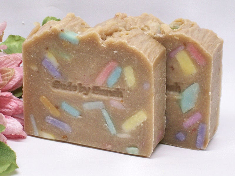 Recycled/Rebatch Funky Chunk Soap Cake