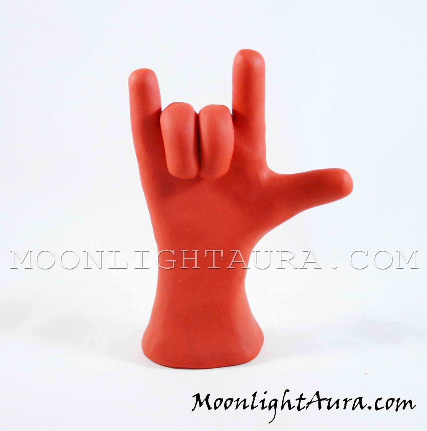 I Love You ASL Hand Sculpture Smaller Size - Made to Order