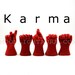 KARMA or any other 5 Letter  Word in ASL Your choice of colors