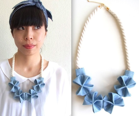 SALE of the WEEK -Origami Kuru Shou - Light Blue Denim - Rope