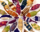 Wooly Mice Cat Toy - Hand Knit Felted Wool with Organic Catnip
