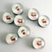 Cherry Marble Magnets-Set of 8