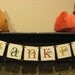 Thanksgiving Decoration THANKFUL Fall Banner hostess gift