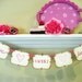 Valentine Banner "love SWEET love" Decoration