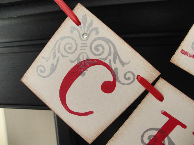 Merry Christmas banner decoration, photoprop, garland