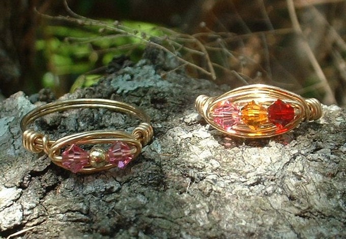 MOTHERS RING in 14kt gold filled......