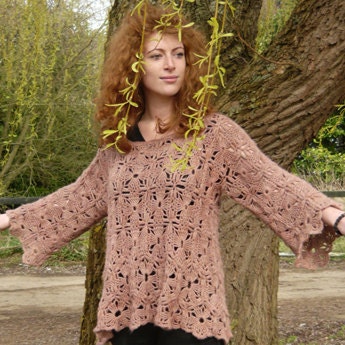 Dulcie Crochet Sweater PDF Pattern