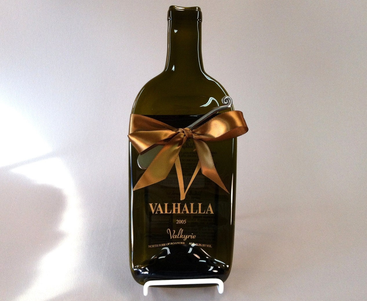 Melted Wine Bottle Cheese Tray Valhalla Valkyrie from Virginia