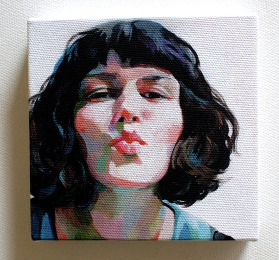 Jenny / Tiny canvas print