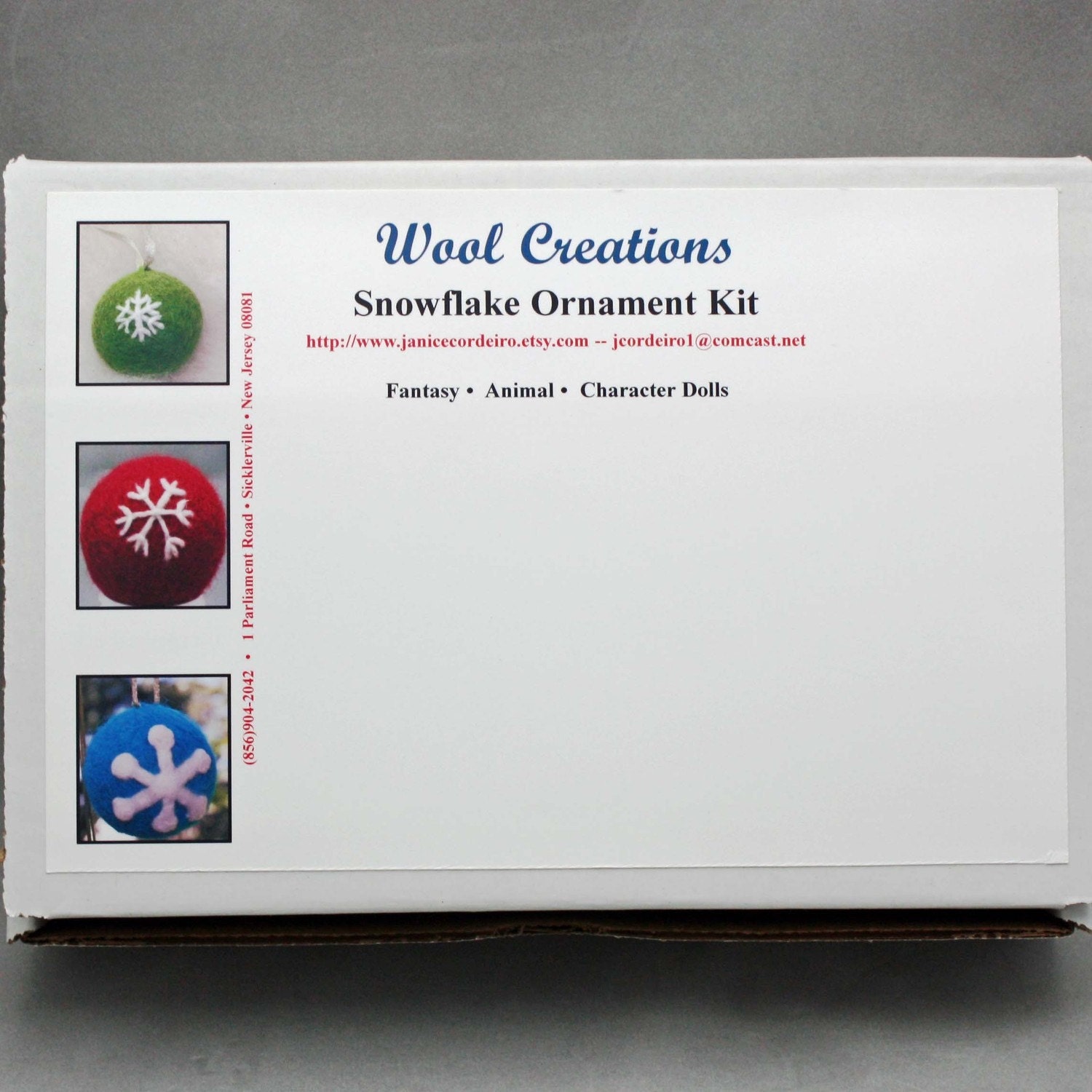 Needle Felting Kit Christmas Ornaments Wool