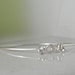 Dito Bangle Bracelet. Sterling Silver. Rustic. Handmade Bracelet. Aroluna Jewelry