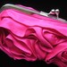 Wedding Bridal Clutch Purse  Handbag Evening Bag PEYTON Silk Dupioni  - CUSTOM COLOR