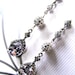 Bridal Earrings Cubic Zirconia Rhinestone Dangle - EVIE