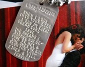 a r m y d o g t a g - Custom Text - Nickel - Necklace