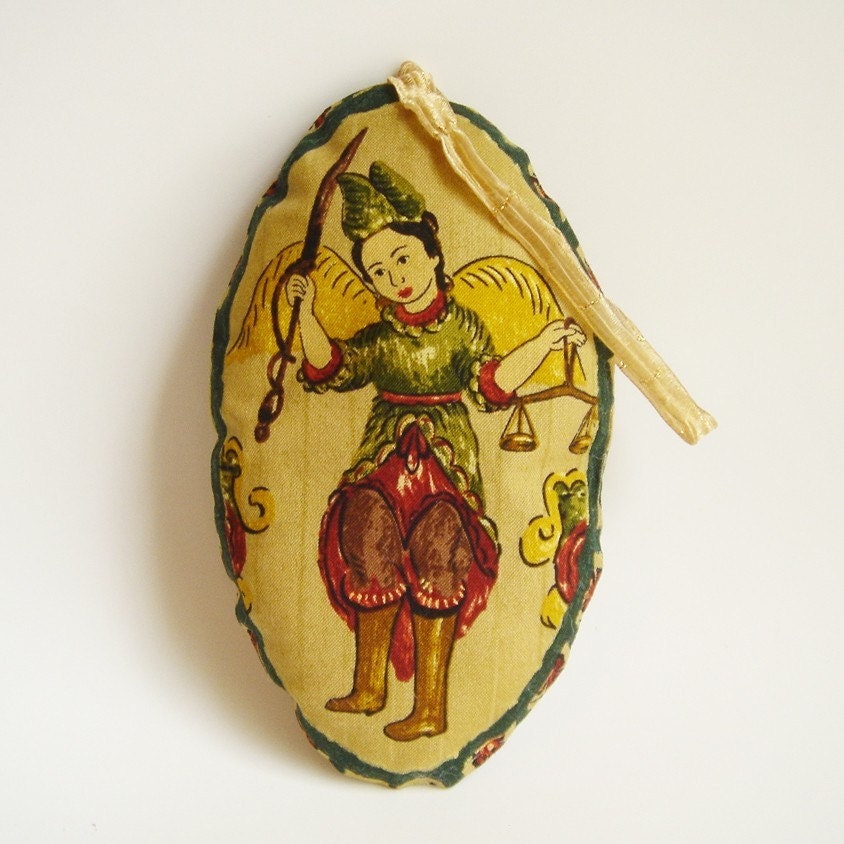 Ornament - Gold Angel in Latin American Colonial Style
