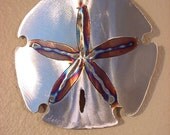 Sand Dollar Steel Wall Art Metal Ocean Beach House Coastal Cottage Home Decor Beach Combing Tidal Surf Sand