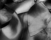 SALE 10 percent off - 1 pound (lbs) Soft and gorgeous Lambskin Leather Remnants (generous pieces), hand selected, ALL BLACK