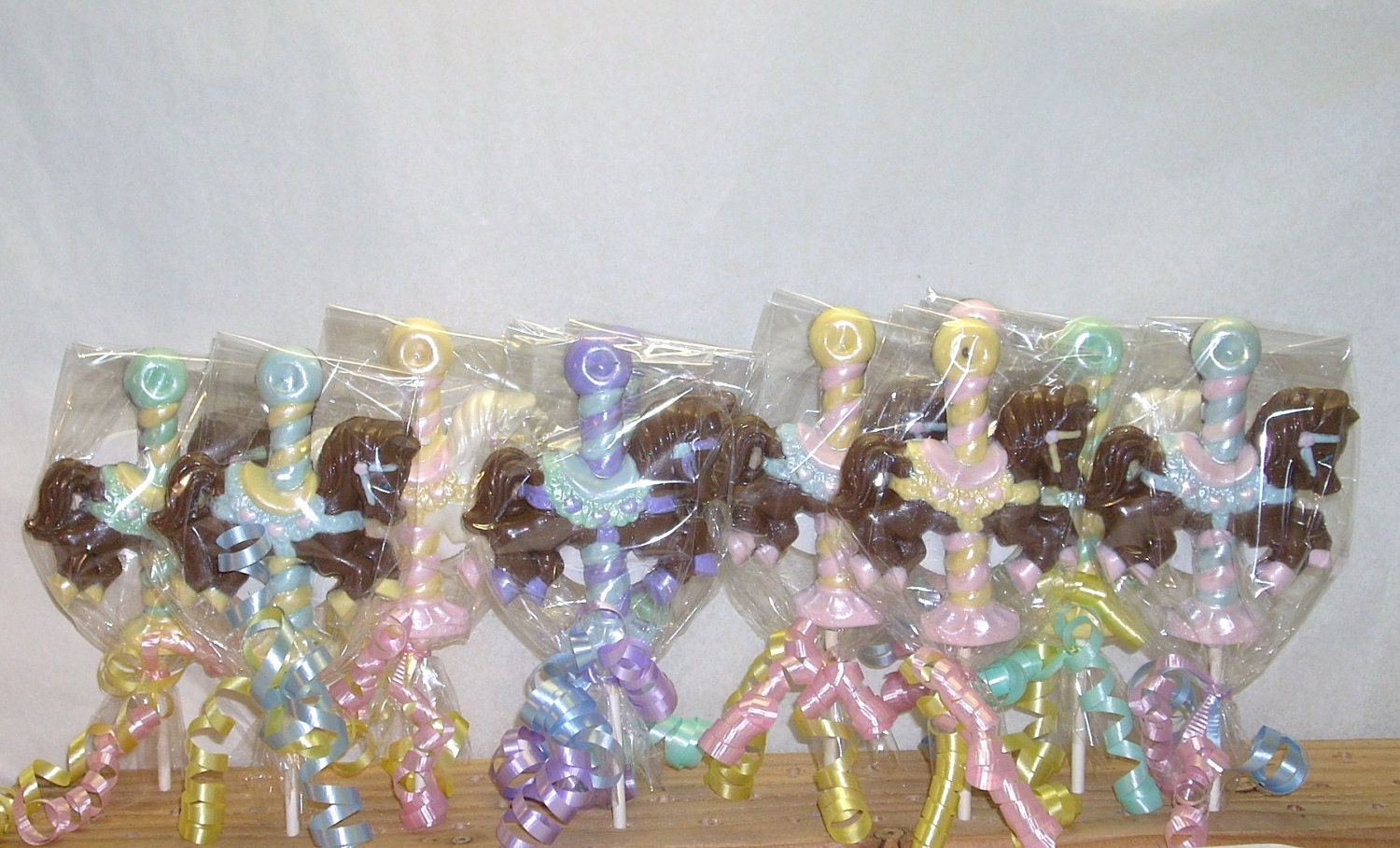 Chocolate Carousel Horse Lollipops 10