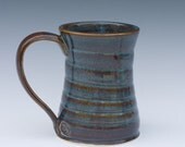 Blue and brown mug
