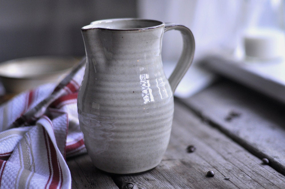 Rustic Cream Pitcher