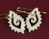 Mayan Conch Shell Earrings