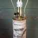 White Birch log table lamp, for a touch of the woods in your home.