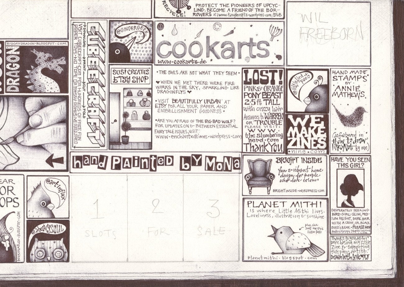 Hand Drawn Ads