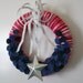 July 4 Wreath, Red White and Blue Wreath, Summer Wreath, 14 inch size
