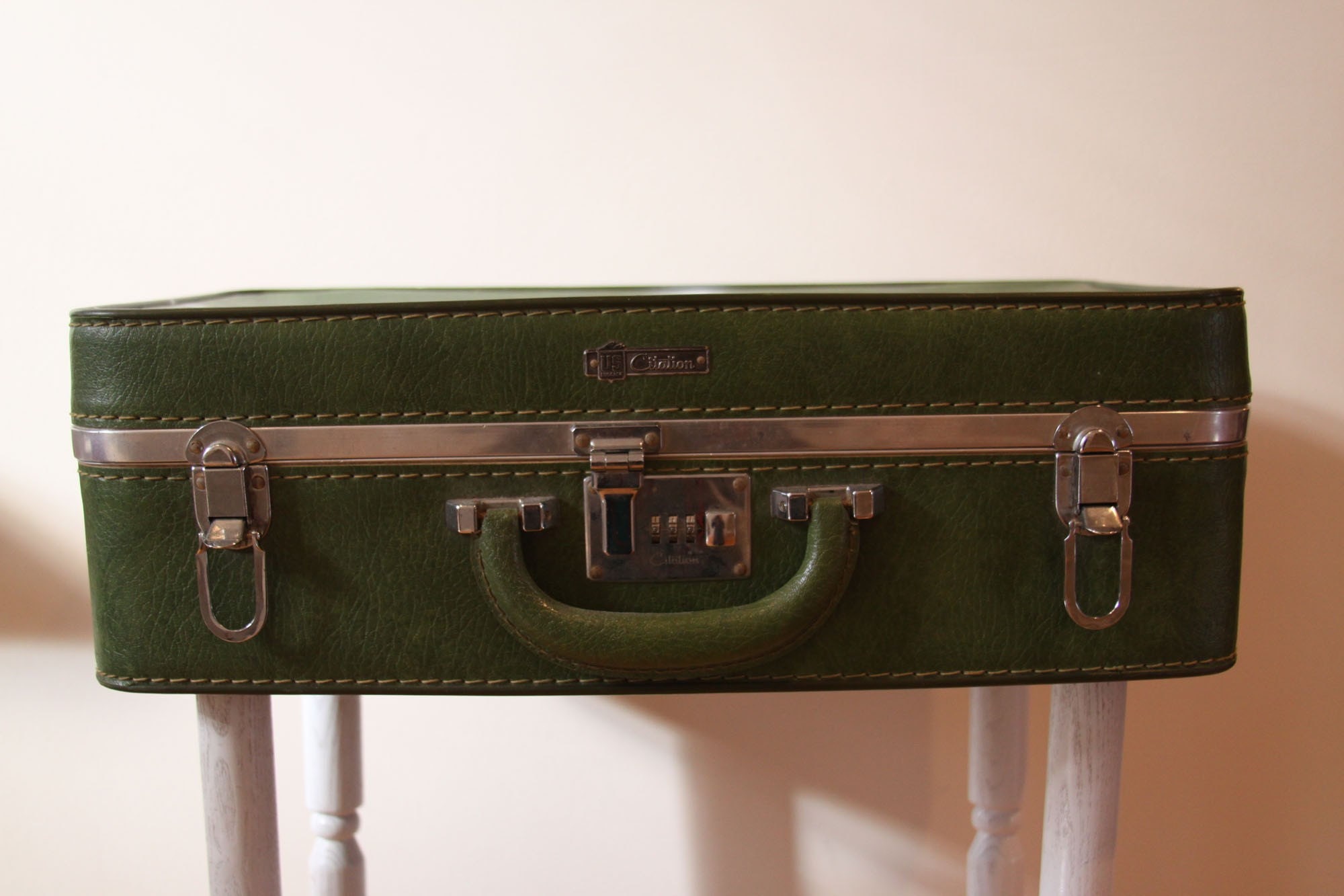 Sale-Vintage Suitcase Table