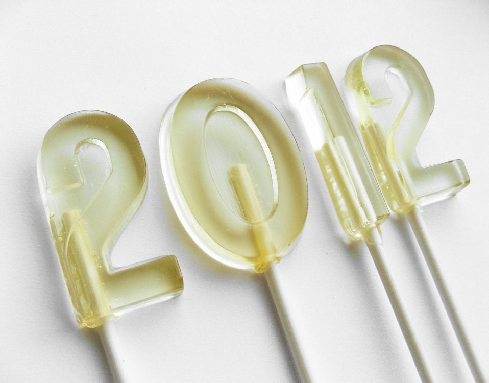 New Year 2012 Champagne toast - 12 pc. by Vintage Confections - MADE TO ORDER