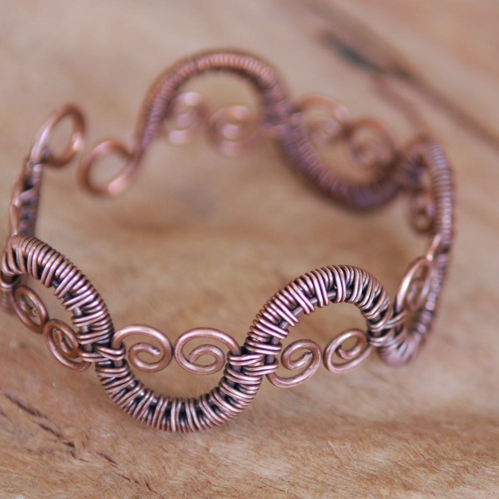 DIY Jewelry Tutorial - Woven Vine Bracelet - PDF