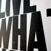 Live What You Love Letterpress Poster (BLACK)