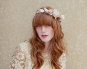 Bridal Crown, Flower Crown, Tiara, Head Wreath, Wedding Headpiece, Bridal Hair Piece, Harmony Bridal Halo Made to Order, Ships in 1 Month