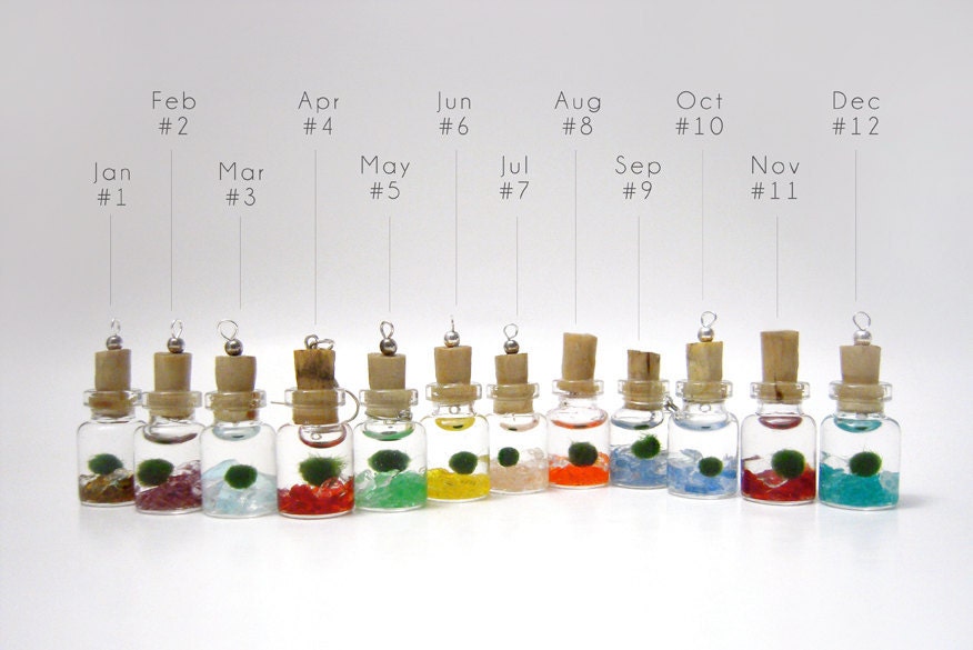 Mini Marimo Earrings