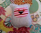Whimsical Organic Lavender Owls