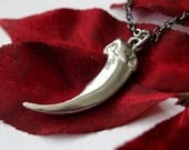 Wolf Claw Necklace in Solid Sterling Silver