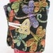 Coffee cup sleeve, coffee cup cozy quilted fabric Dragonflies with gold accents